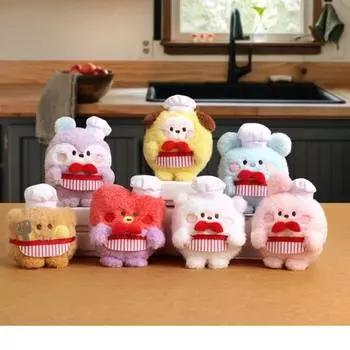 Брелок для куклы BTS BT21 Official Minini COOK PLUSH RJ