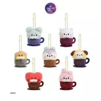 Брелок для мини-кукол BT21 [Латте] COOKY
