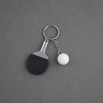 Брелок для настольного тенниса Мини-брелки для пинг-понга Брелок для настольного тенниса Сумка-брелок Подвеска Украшение Сувенир Подарок