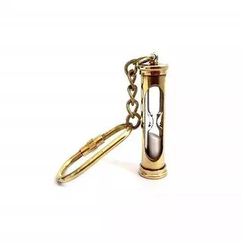 Брелок для песочных часов из латуни в подарок