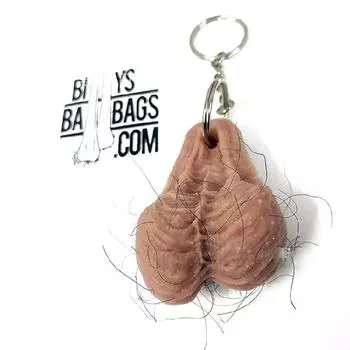Брелок для яичка, имитация гениталий, автомобильный брелок, роман, пародия, яйцо, ключи, цепочка, аксессуары, мужская сумка, подвеска, украшение 1