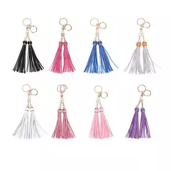Брелок для сумочки с кисточками, брелок для ключей, телефон, автомобильный кулон, декоративный аксессуар Gray