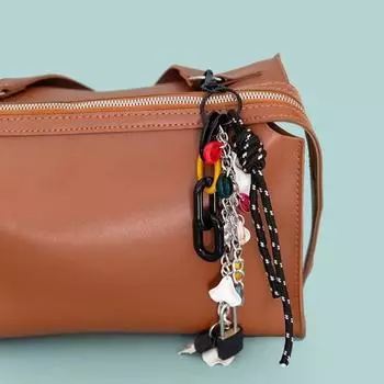 Брелок для телефона, чехол, цепочка, цветная независимая сумка, аксессуар, замок, сумка, кулон, подарок на день рождения розовый