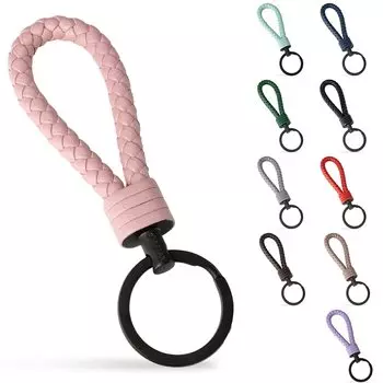 Брелок для женщин ПУ нержавеющая сталь держатель для ключей дополнительное кольцо для маленьких ключей идеально подходит для ключей от дома подарочная коробка в комплекте [SERASAR] - - автомобиль, мотоцикл, розовый