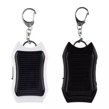 Брелок #F Mobile Power USB Внешние солнечные карманные зарядные устройства емкостью 950 мАч для большинства устройств Devi белый