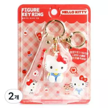 Брелок-фигурка Hello Kitty из серии Bunnyland Sanrio, 2 шт., популярный персонаж в Корее