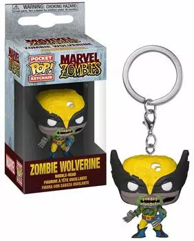 Брелок-фигурка Marvel Deadpool Wolverine Zombies Funko Брелок-фигурка Marvel Wolverine Zombies Funko POP!