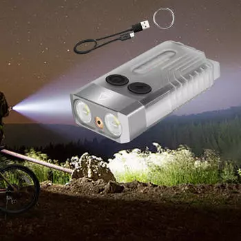 Брелок-фонарик светодиодный свет для ходьбы, походов, скалолазания белый