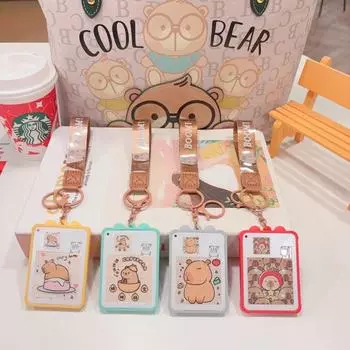 Брелок-головоломка в виде капибары, мультяшная подвеска в виде капибары, креативный рюкзак-цепочка для ключей в виде капибары Style K