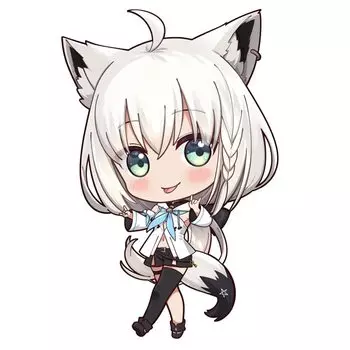 Брелок Hololive Shirakami Fubuki C101 Товары для мероприятий