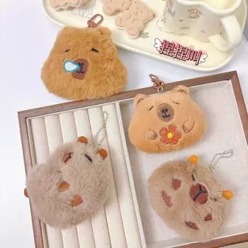 Брелок и брошь в виде плюшевой писклявой капибары Snot-Dripping Capybara