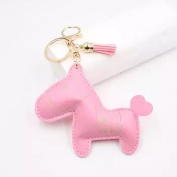 Брелок и подвеска на сумку из искусственной кожи Pink Pony - издание «Год лошади» Laser Pony Pendant розовый