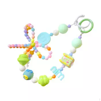 Брелок из бисера Брелок из бисера для праздничной сумки-юбилея чёрный