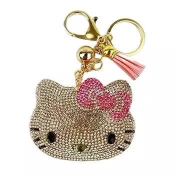 Брелок из блестящей кожи Hello Kitty PK [Asunarosha]