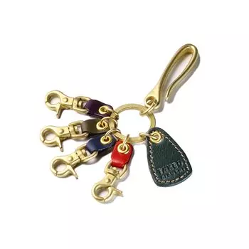 Брелок из натуральной кожи Area 266612 Зеленый для наших [Takeokikuchi] Мужской [05] (Компания с ограниченной ответственностью)