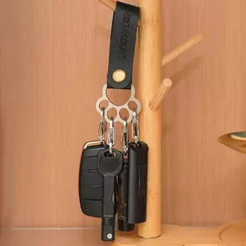 Брелок из нержавеющей стали для ключей для мужчин и женщин, может вмещать несколько ключей для кемпинга и использования на открытом воздухе