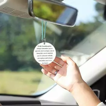 Брелок из нержавеющей стали с гравировкой вдохновляющих цитат, износостойкий декоративный кулон, брелок с цитатой мудрости