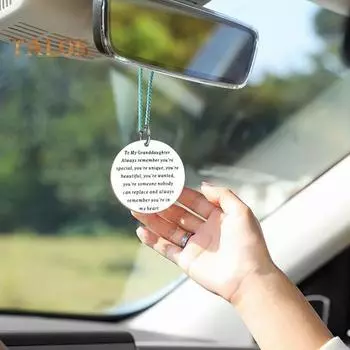 Брелок из нержавеющей стали с гравировкой вдохновляющих цитат, износостойкий декоративный кулон, брелок с цитатой мудрости серебряный