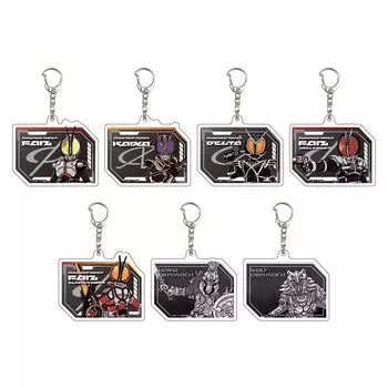 Брелок Kamen Rider 555 01 Art Acrylic 7 предметов в коробке [Иллюстрация графика]