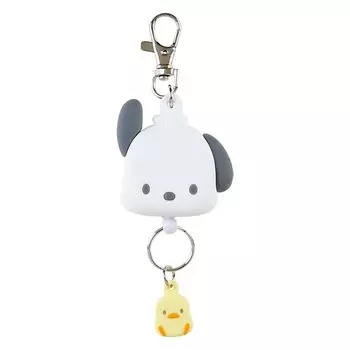 Брелок-катушка Sanrio Pochacco Key Mascot Pochacco Pochacco Персонаж 168882 В форме лица 13,54,51,8 см
