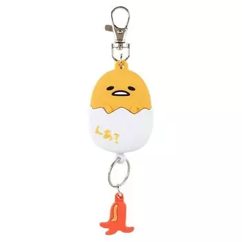 Брелок-катушка в форме лица Sanrio Gudetama, талисман GUDETAMA 154,31,8 см, персонаж 169463
