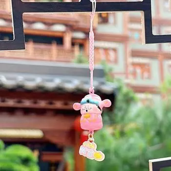 Брелок Kawaii Dragon Mini Lucky Bag Брелок Fashion Water Sound Bell Подвеска для девочек Gold Loong