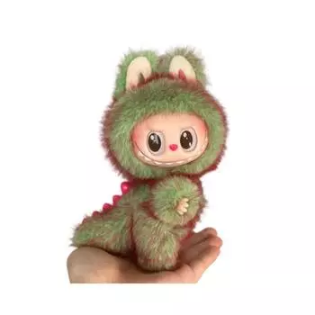 Брелок-кукла Лабубу для рюкзака - Серия Kiwi Queen Blind Box 3-го поколения, Мягкая плюшевая игрушка из фетра, Подарок для девочек и коллекционеров зелёный