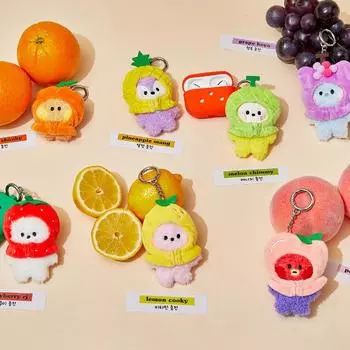 Брелок-кукла Mini Mini Mini BT21 с фруктовой куклой
