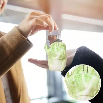 Брелок-кукла в виде плюшевого овоща, мультяшная плюшевая игрушка, подходящая для детей и взрослых One Size