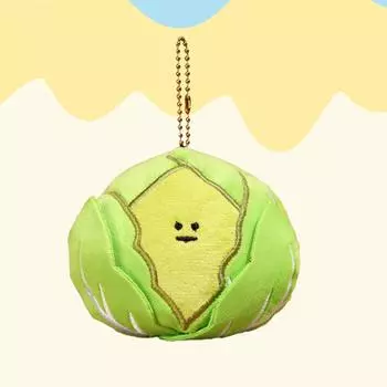 Брелок-кукла в виде плюшевого овоща, мультяшная плюшевая игрушка, подходящая для детей и взрослых One Size
