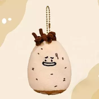 Брелок-кукла в виде плюшевого овоща, мультяшная плюшевая игрушка, подходящая для детей и взрослых One Size