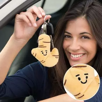 Брелок-кукла в виде плюшевого овоща, мультяшная плюшевая игрушка, подходящая для детей и взрослых One Size