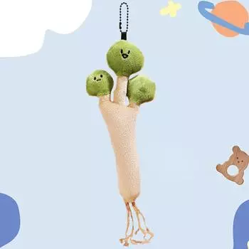 Брелок-кукла в виде плюшевого овоща, мультяшная плюшевая игрушка, подходящая для детей и взрослых One Size