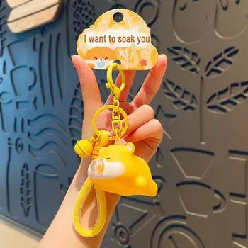 Брелок-кукла в виде пузыря для снятия стресса: Креативный подарок для пар и школьных портфелей