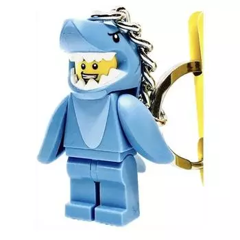 Брелок LEGO Брелок Акула Человек Кигуруми Синий 6 лет ~ 853666