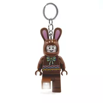 Брелок LEGO Classic Chocolate Bunny, легкая высокая фигурка, маленькая, 3 дюйма (КЕ180), Коричневый,