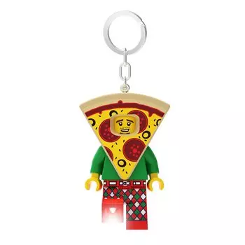 Брелок LEGO Classic Light Pizza Guy Tall Figure 3 дюйма - - 3 (КЕ176Н), Многоцветный,
