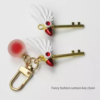 Брелок Magic Card Girl Sakura Magic Wand, милый брелок, кулон, универсальный кулон Sakura Anime OPP Bag Packaging