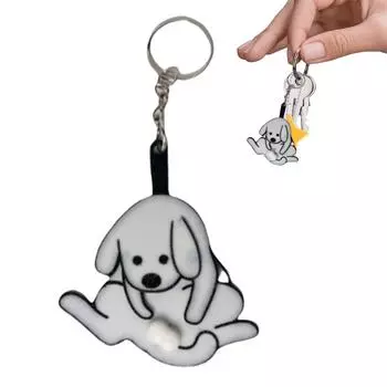 Брелок Mischief DogInteractive, собака играет с вращающимися шариками, забавная подвеска на сумку, подарок для влюбленных One Size