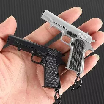 Брелок-модель пистолета, игрушка-брелок, подвеска, мини-модель пистолета