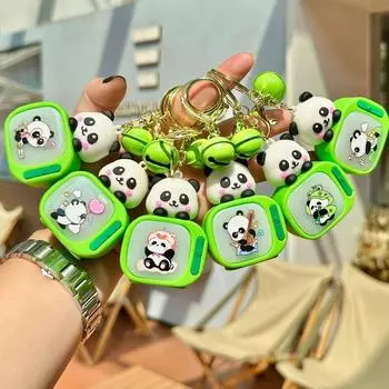 Брелок мультфильм ночник панда кулон девушка аниме автомобиль брелоки сумка украшения украшения