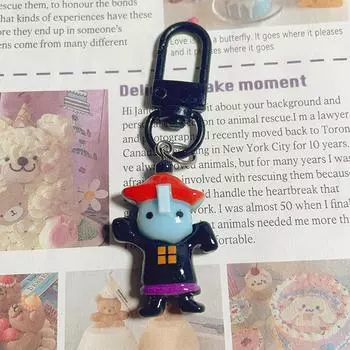 Брелок на Хэллоуин из мультфильма, милый тыквенный автомобильный брелок, сумка для наушников, подвеска, украшение, пара, друзья, подарки