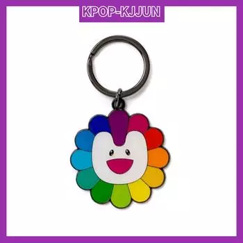 Брелок NewJeans x MURAKAMI Bunnies CAMP 2024 TOKYO DOME METAL FLOWER