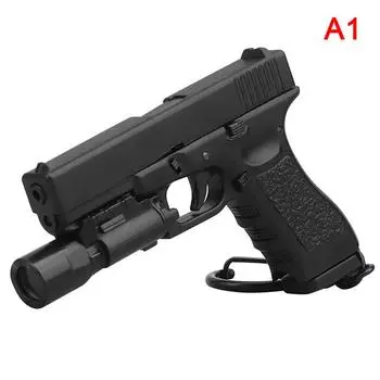 Брелок Пластик 1:4 мини-пистолета в форме оружия, брелок для ключей в подарок 7*4.7*0.8cm