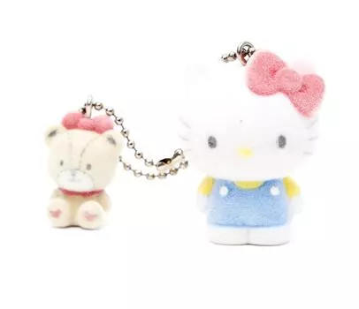 Брелок-платье SANRIO Hello Kitty Tiny S Chum, белый/синий/красный. ,
