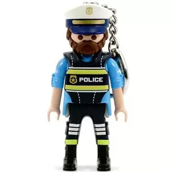 Брелок Playmobil Фигурка Police 70648, 1 корейская игрушка