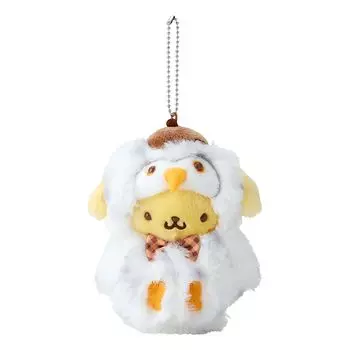 Брелок-подставка для талисмана Sanrio Forest Pompompurin Plush 010154 (Маленькие животные)