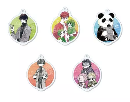 Брелок-подставка Holiday Waru Monosan Marutto 01 1 коробка из 5 шт.