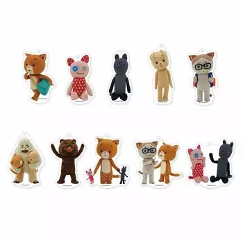 Брелок-подставка Komaneko Marutto 01, часть 1, КОРОБКА