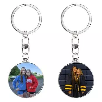 Брелок-подвеска из нержавеющей стали, праздничный подарок, небольшой подарок, металлический брелок с гравировкой